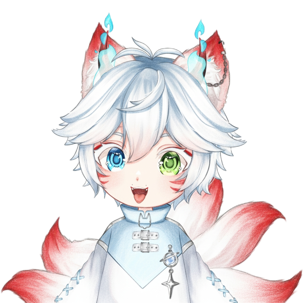 KitsuneSparky Chibi-Artwork